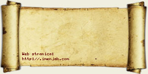 Mina Bjelić vizit kartica